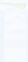 Pochetta White Cutlery Pouch with 3ply Napkin 400/Box Code 210-5