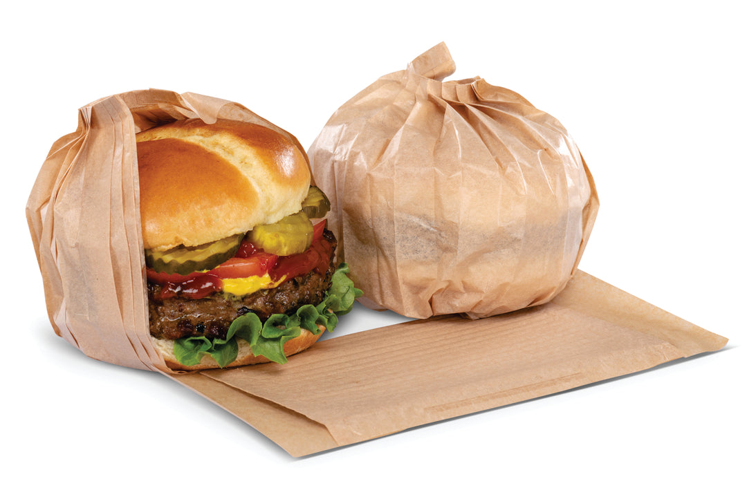 NEW - PleatPak Burger Wrap - 4,000/Box