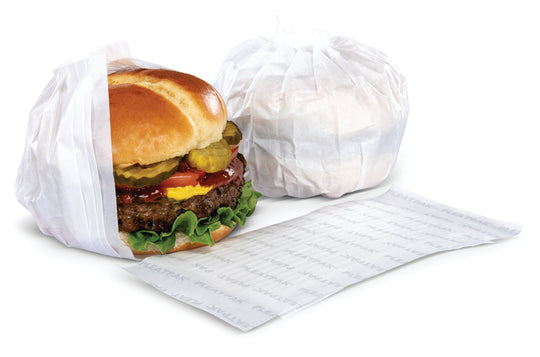 NEW - PleatPak Burger Wrap - 4,000/Box