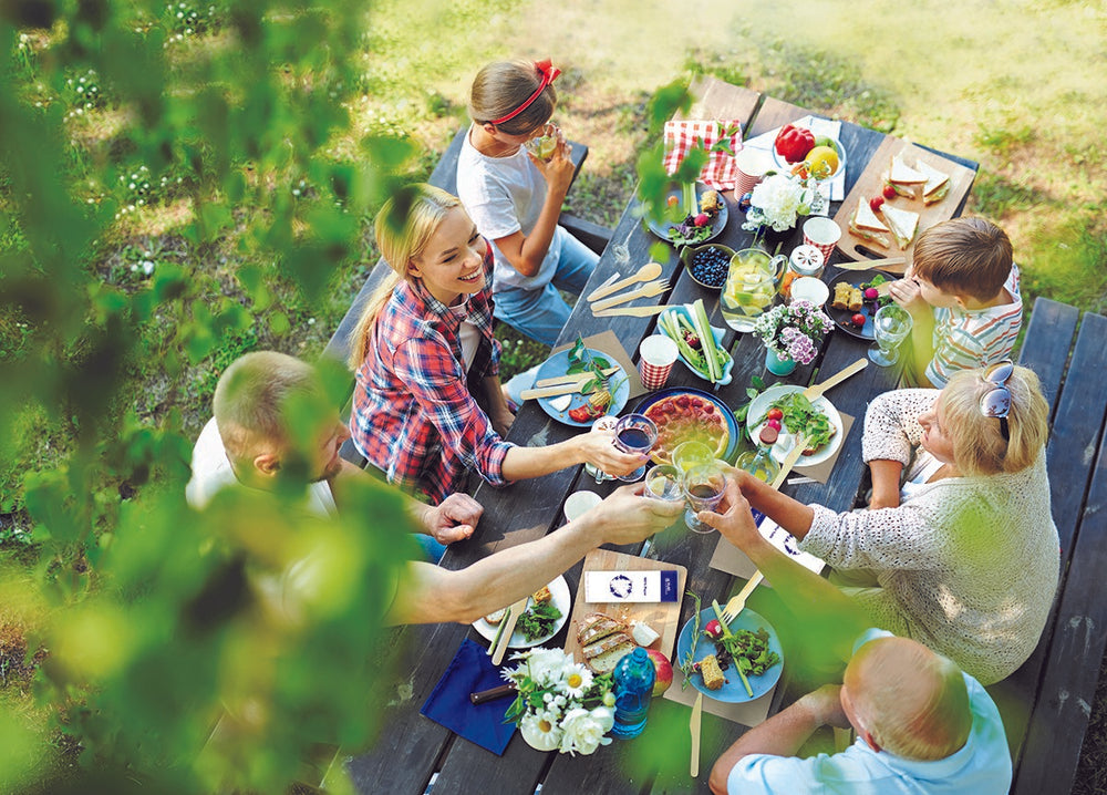 NEW Elag Paper Cutlery PrePacks 2+1 - 100% Paper Knife, Fork & Napkin White