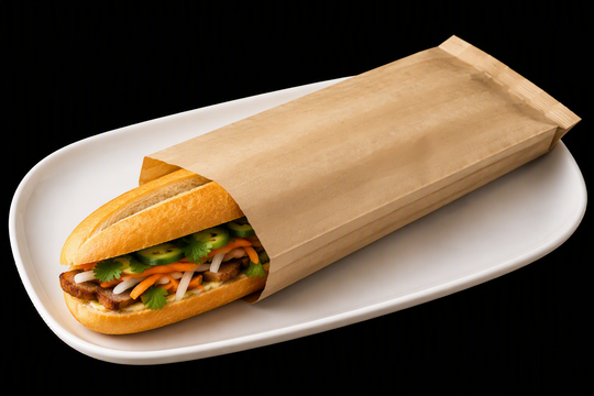 Kraft Paper Ovenbag Baguette size - 600/Box