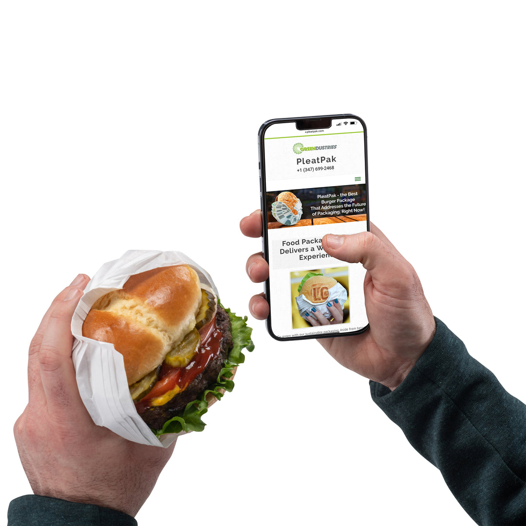 NEW - PleatPak Burger Wrap - 4,000/Box