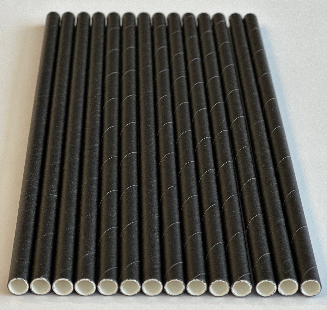 NEW Paper Straw Standard Black 5000/Box Code SS6200U